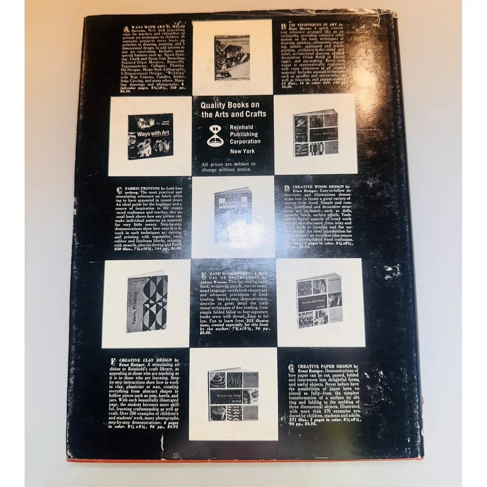 Mosaics Principles and Practice Joseph Young Reinhold Vintage Hardcover Book